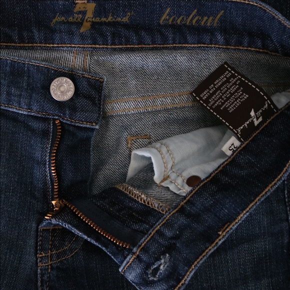 7 For All Mankind bootcut jeans size 25 - Picture 4 of 4